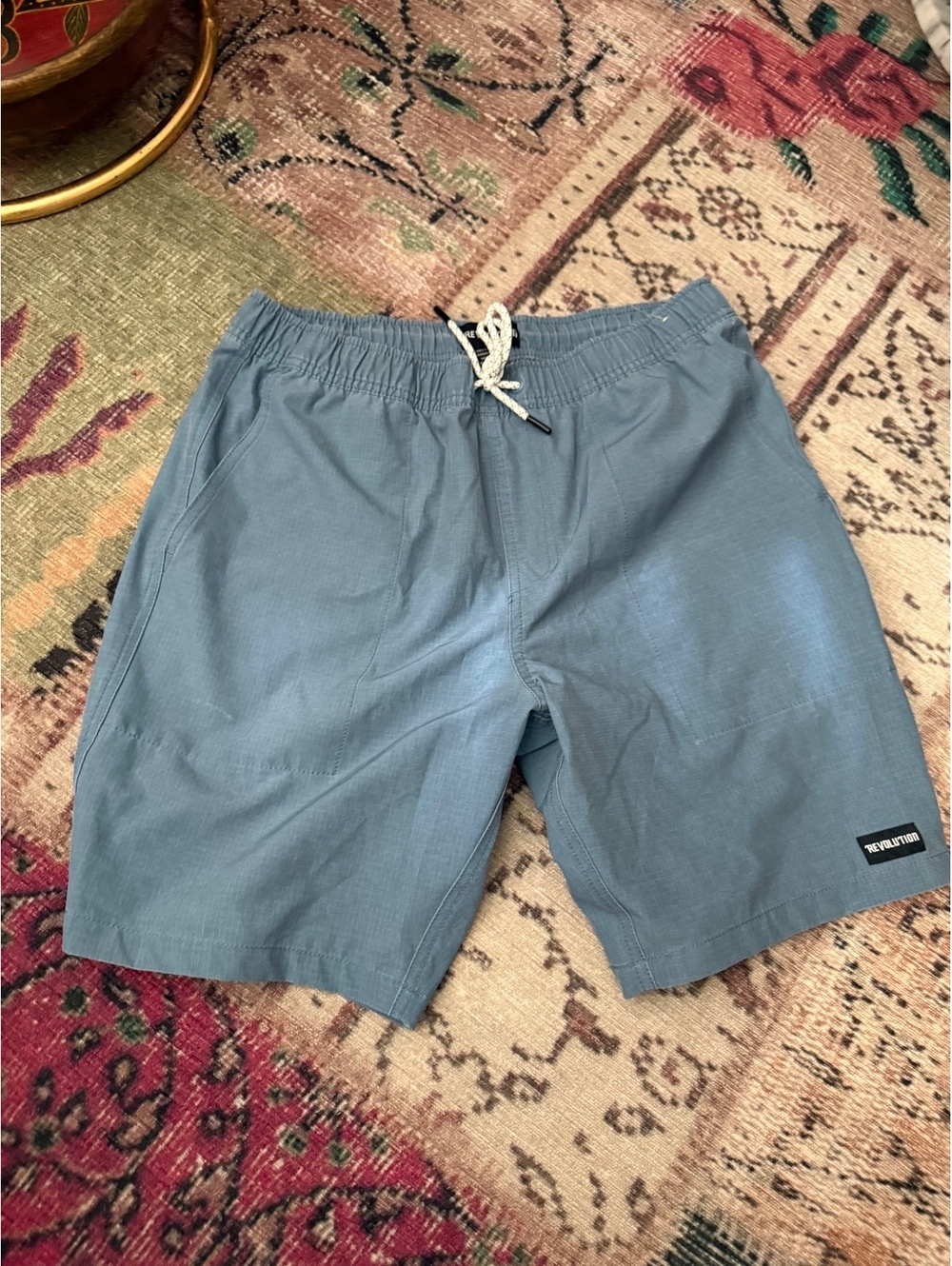 Revolution light blue board shorts casual shorts men’s